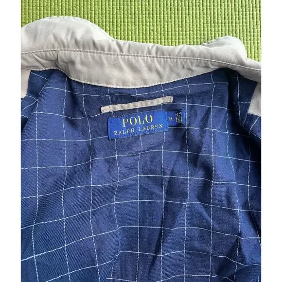 Polo Ralph Lauren Mens Bi-Swing Windbreaker Jacket Color Khaki Size Medium - Picture 5 of 14